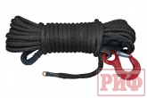 Трос для лебёдки синтетический РИФ 12 мм/23 м черный (готовый) Rope12mm23mBL