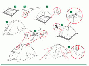 Палатка туристическая трекинговая  Alexika Rondo 2 Plus (9123.2901) 