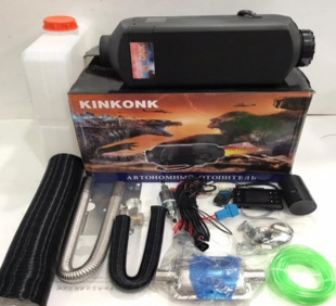 Воздушный отопитель салона KINKONK ( сухой фен ) дизель на 5 кВт / 12 Вольт