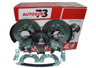 Тормоза дисковые УАЗ задние Autogur73 (тимкен/спейсер) 3741-3502010/11-30