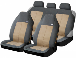 Чехлы автомобильные грязезащитные универсальные "Explorer" (комплект на передние и задние сидения) Бежевый
