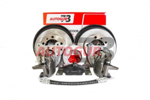 Тормоза дисковые УАЗ задние Autogur73 (Тимкен/спейсер) 3741-3502010/11-20