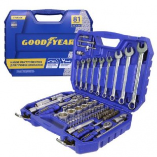 Профессиональный набор инструментов Goodyear 81 предмет (GY002081) 