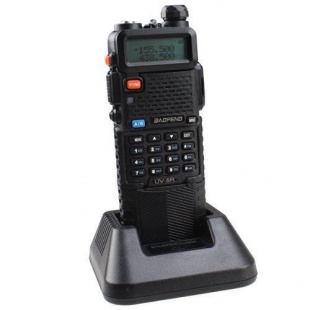 Рация Baofeng UV-5R АКБ 3800мАч, диапазоны VHF/UHF, 12см антенна, гарнитура. 
