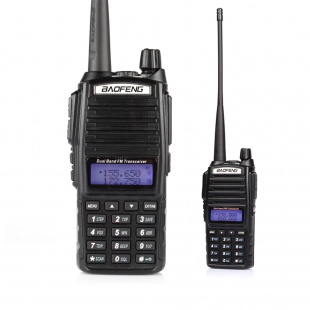 Рация Baofeng UV-82 (2016) диапазоны VHF/UHF, LPD, PMR, гарнитура. 