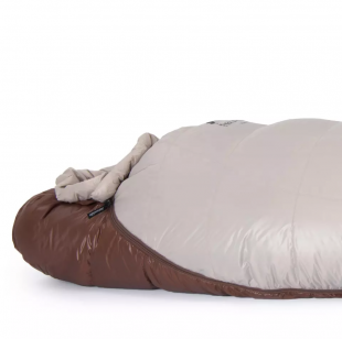 Мешок спальный Naturehike SnowBird, (правый) (ТК: +7°C), серый/коричневый