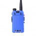 Рация Baofeng UV-5R синяя, диапазоны VHF/UHF, 17см антенна, гарнитура. 