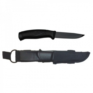 Нож туристический Morakniv Companion Tactical BlackBlade, черный клинок 12351