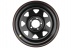 Диск колёсный стальной штампованный JEEP 5x114,3 размер 8х16 вылет ET- 19 ЦО D 84 черный (треугольник мелкий) (1680-51484BL-19A17)