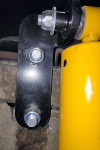 Демпфер РИФ рулевой с кронштейнами УАЗ Патриот, Профи 2019+ для стандартной подвески ( SD09P19STD )
