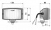 Противотуманные фары Wesem 2HMz комплект 2 фары с проводом (2HMz 198.73)