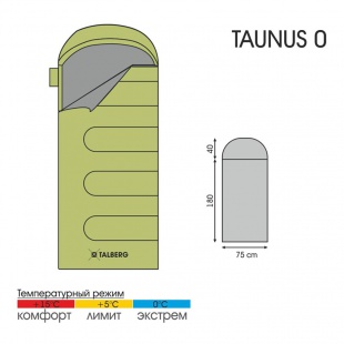 Спальный мешок Talberg TAUNUS 0C (TLS-007)